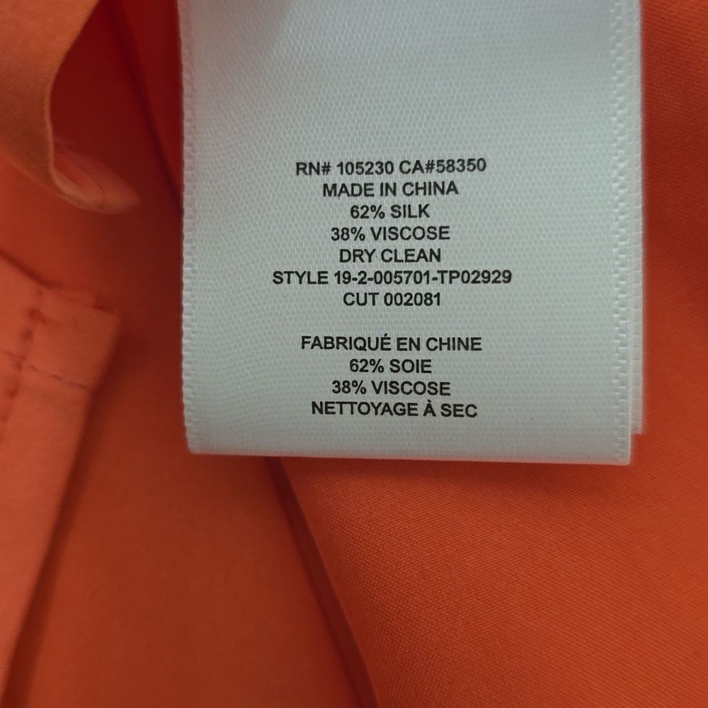 Equipment Coral Silk/viscose Blend Blouse M - Picture 7 of 8